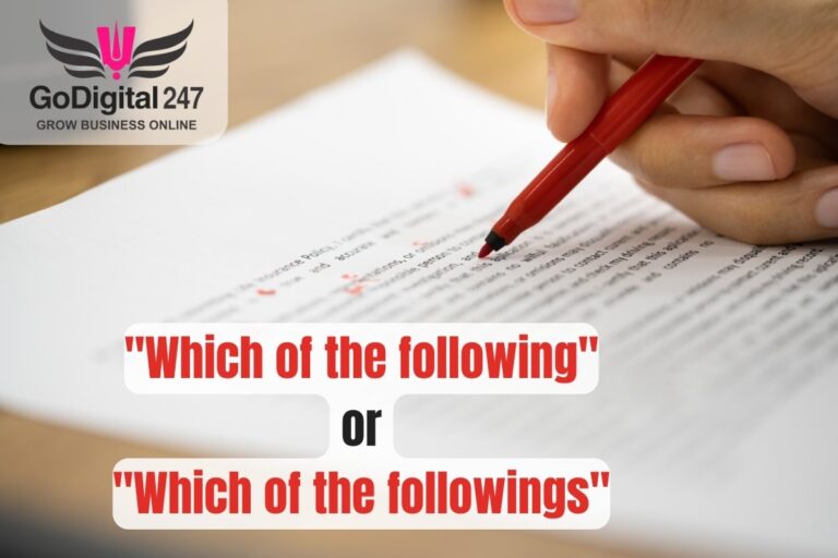 Which is correct, What is right? What Should I say Which of the following or Which of the followings